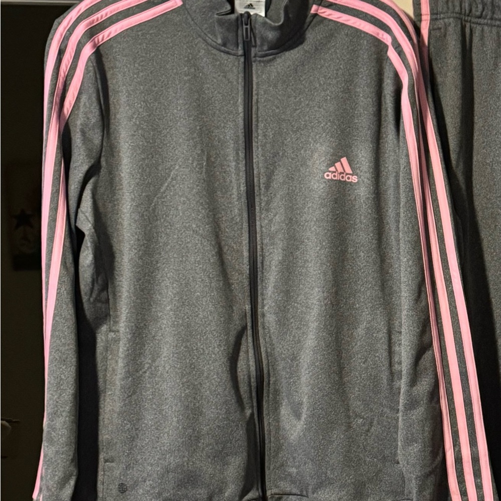 Adidas women’s 3 stripe track jacket